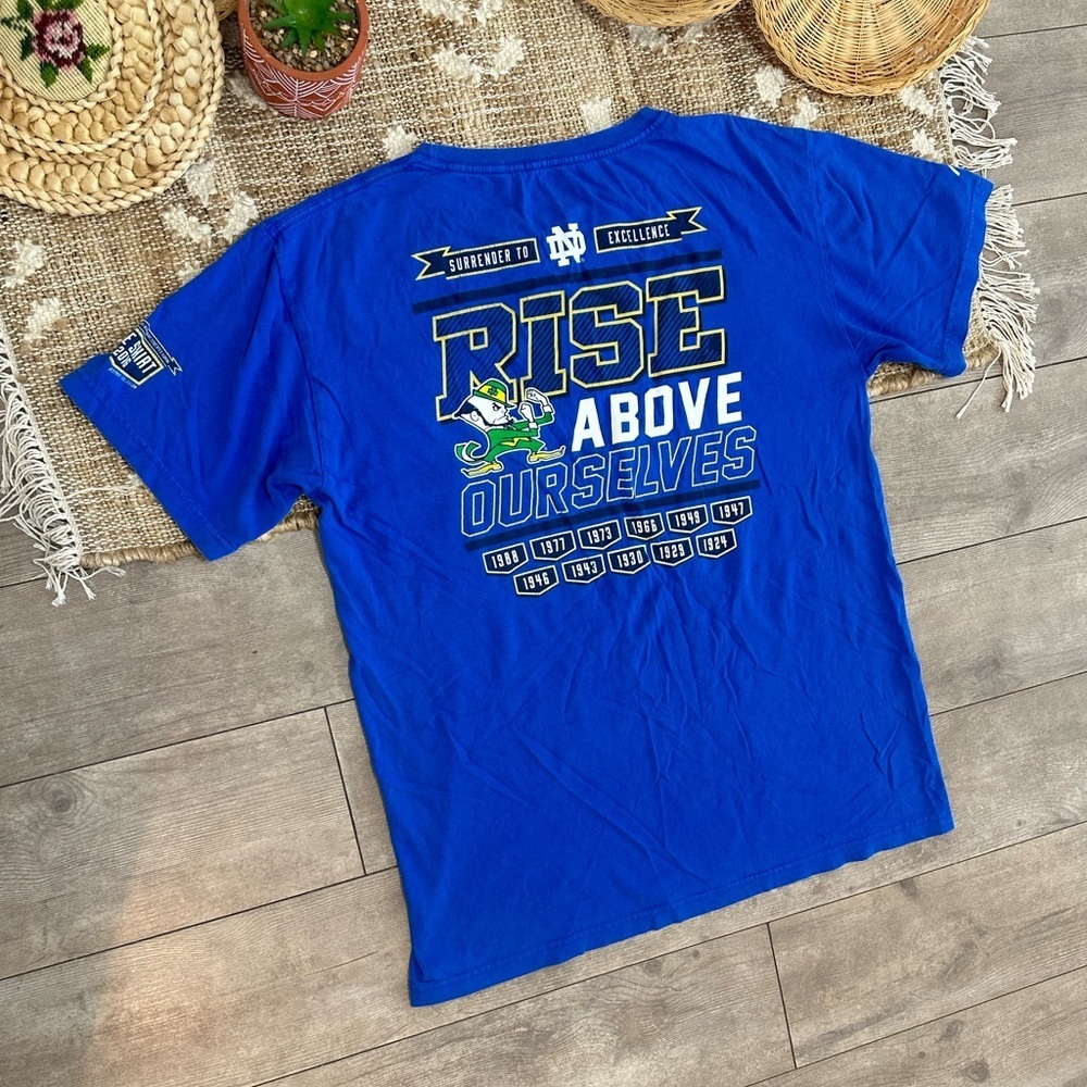 Notre Dame Fighting Irish 2016 Rise Above Ourselves T-Shirt Men’s Large